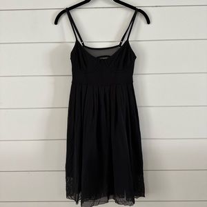 Silence + Noise Black Tulle Dress